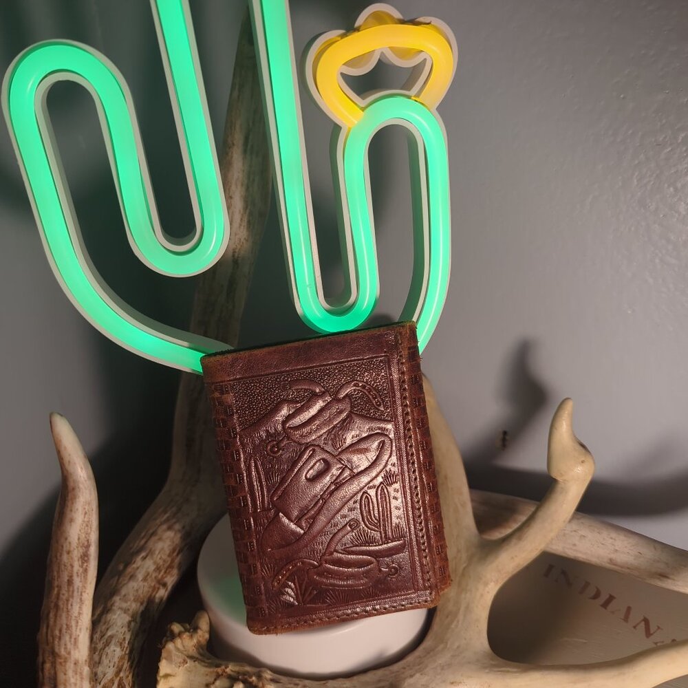 Leather Western Wallet